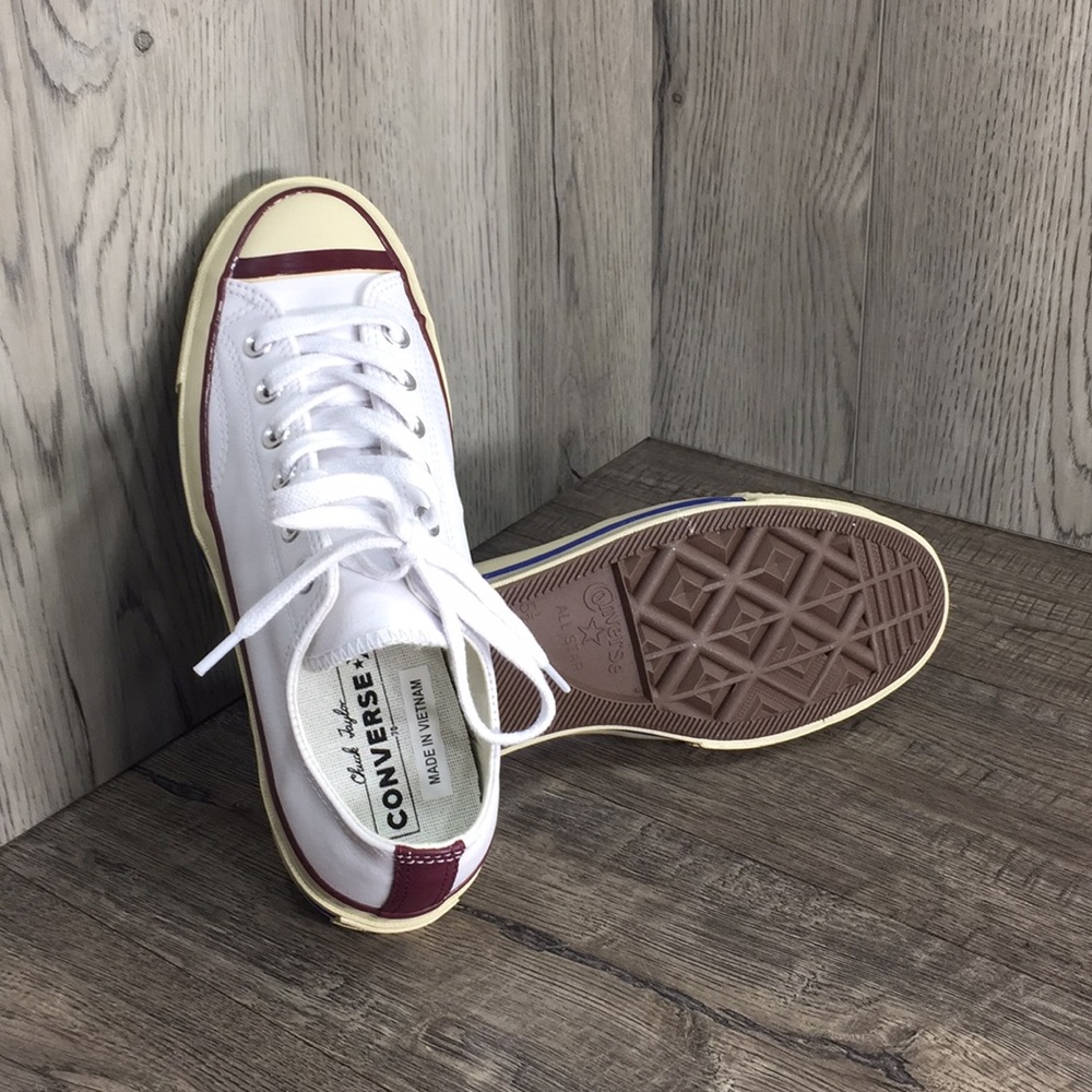 Converse CHUCK 70 OX white/dark burgundy - Picture 7 of 8